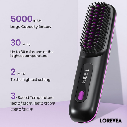 Lorevea™ Portable PureStraight Brush PRO