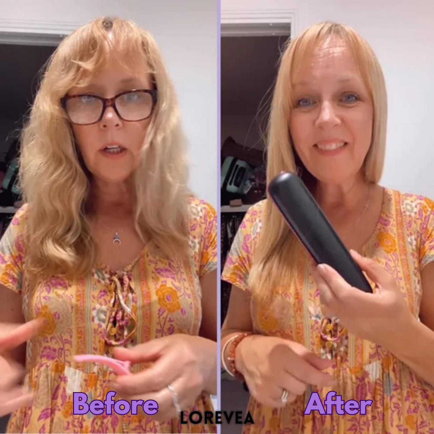 Lorevea™ Portable PureStraight Brush PRO